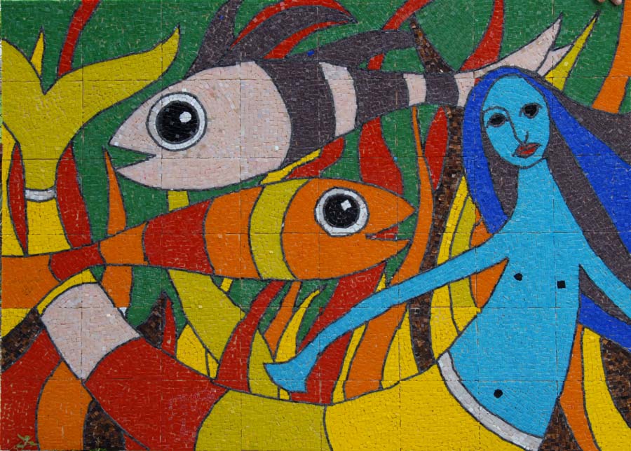 Biblioteca - I pesci e la sirena (2012)