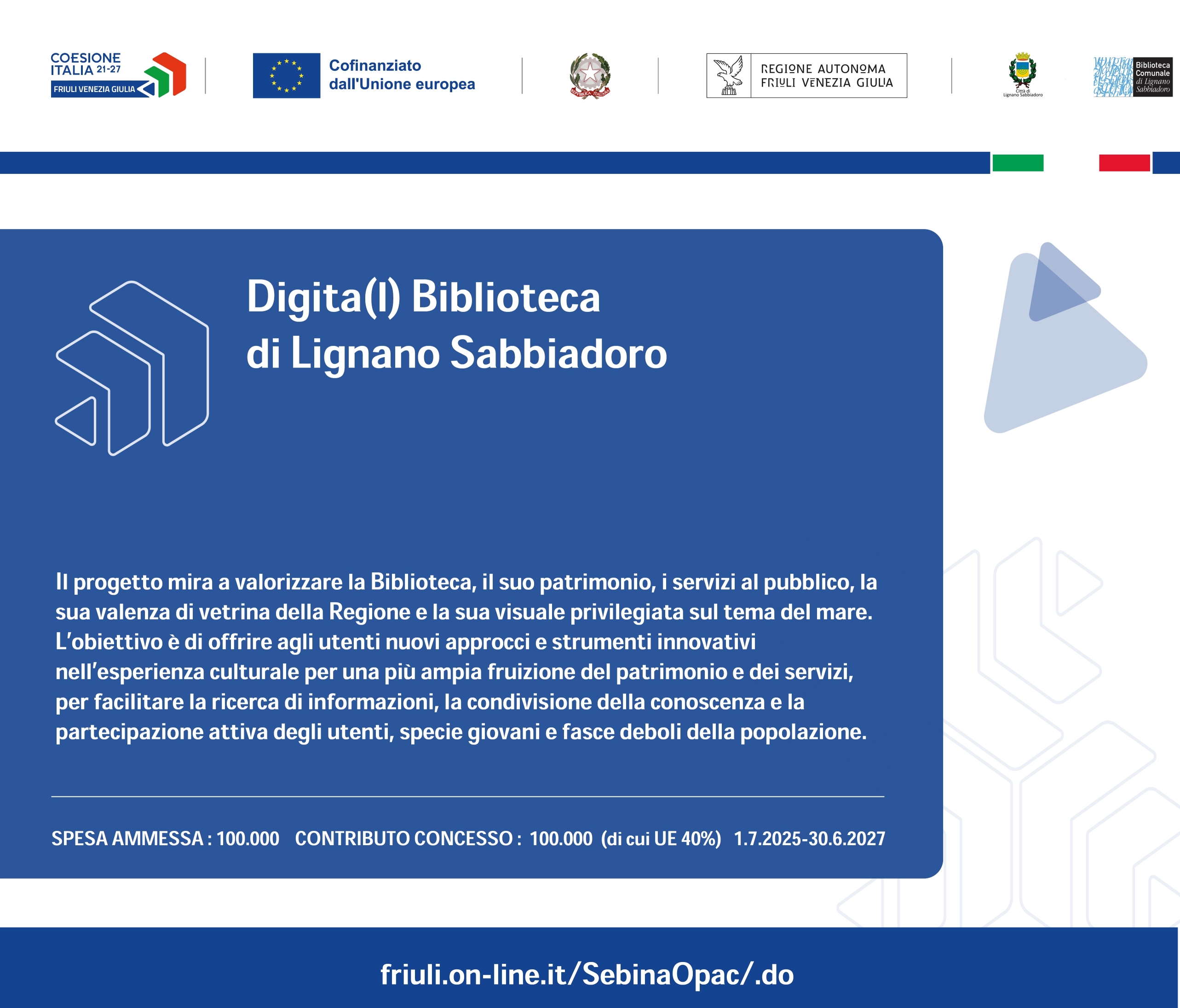 LIGNANO. Digita(l) Biblioteca di Lignano Sabbiadoro
