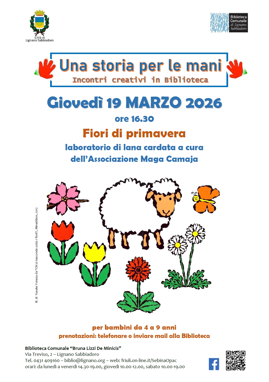 LIGNANO. Una storia per le mani. Incontri creativi in Biblioteca